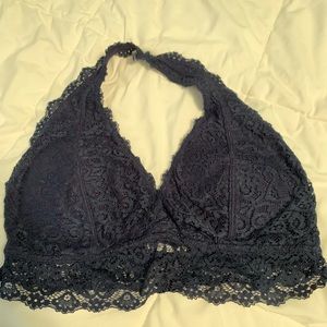 Navy lace bralette size XL